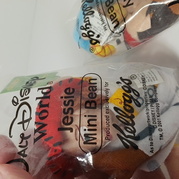 Kellogg's Cereal Advertising Walt Disney World Woody & Jessie MiniBean Toy Story - Picture 5 of 5